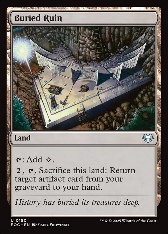 Buried Ruin, Edge Of Eternities Commander Card Art