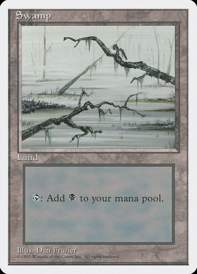 Swamp, Fourth Edition Card Art