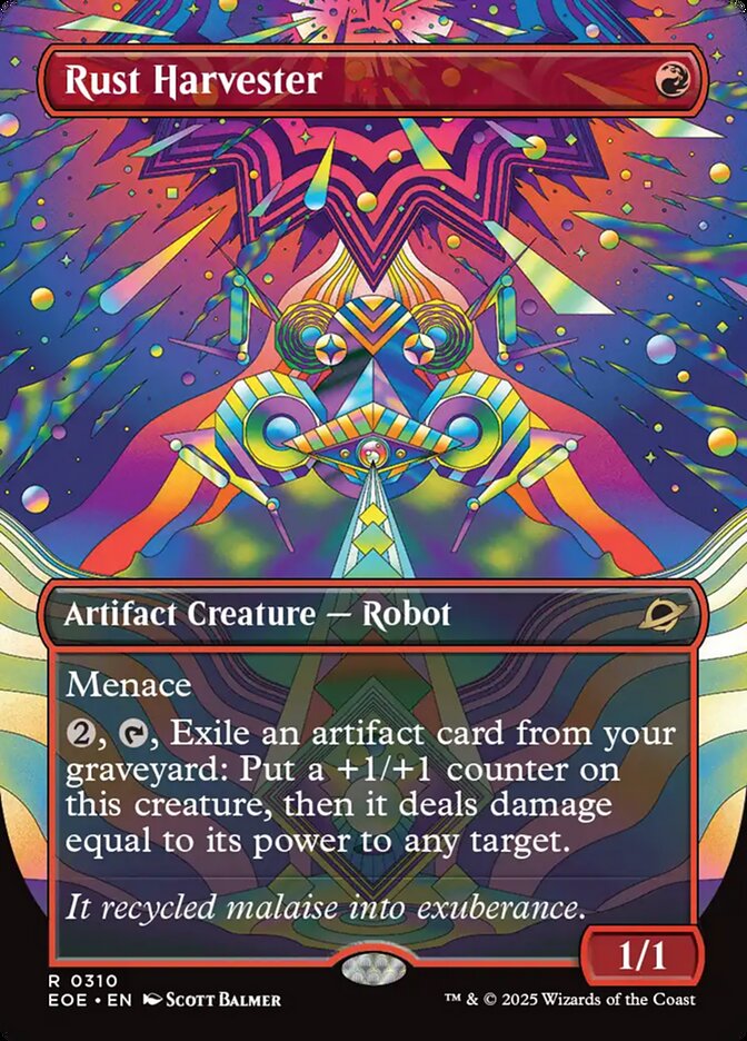 Rust Harvester, Edge Of Eternities Card Art