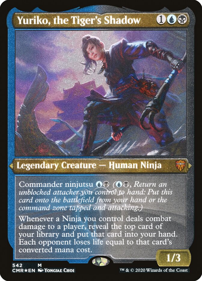 Yuriko, the Tiger's Shadow - Etched Foil