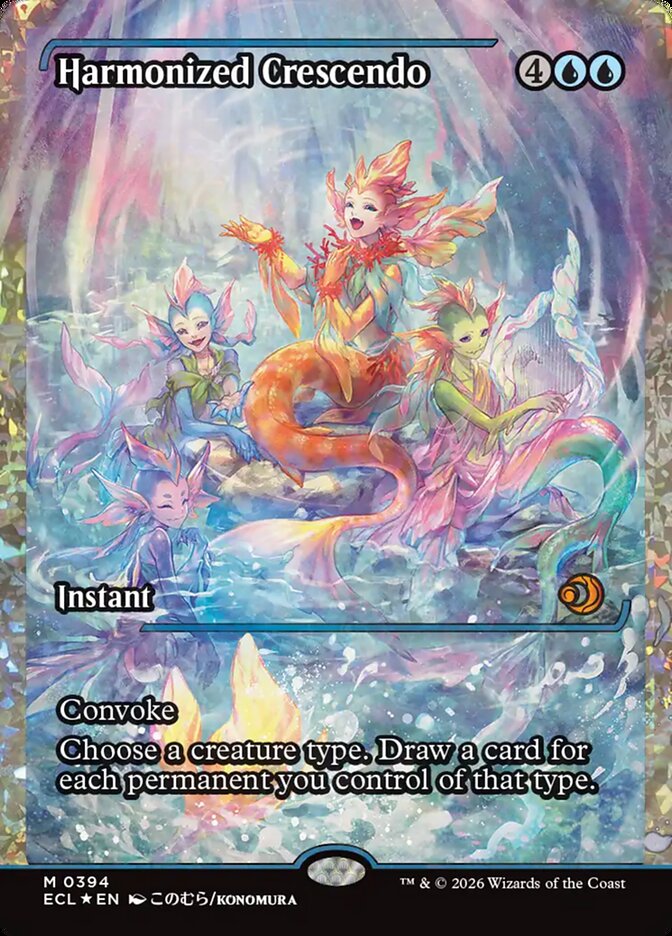 Harmonized Crescendo, Lorwyn Eclipsed Card Art