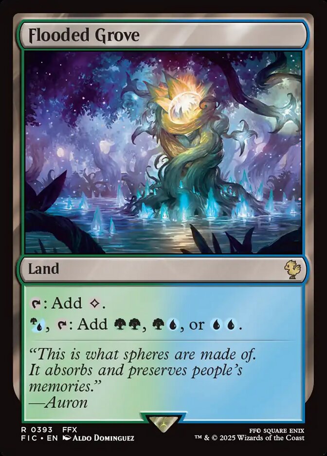 Flooded Grove, Final fantasy commander Card Art