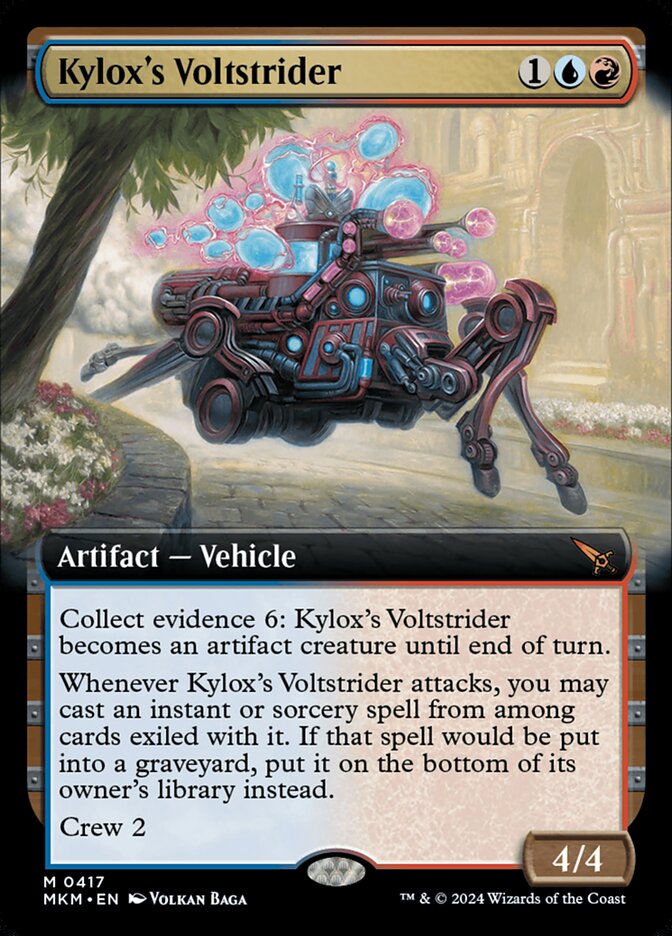 Kylox's Voltstrider, Murders At Karlov Manor Card Art