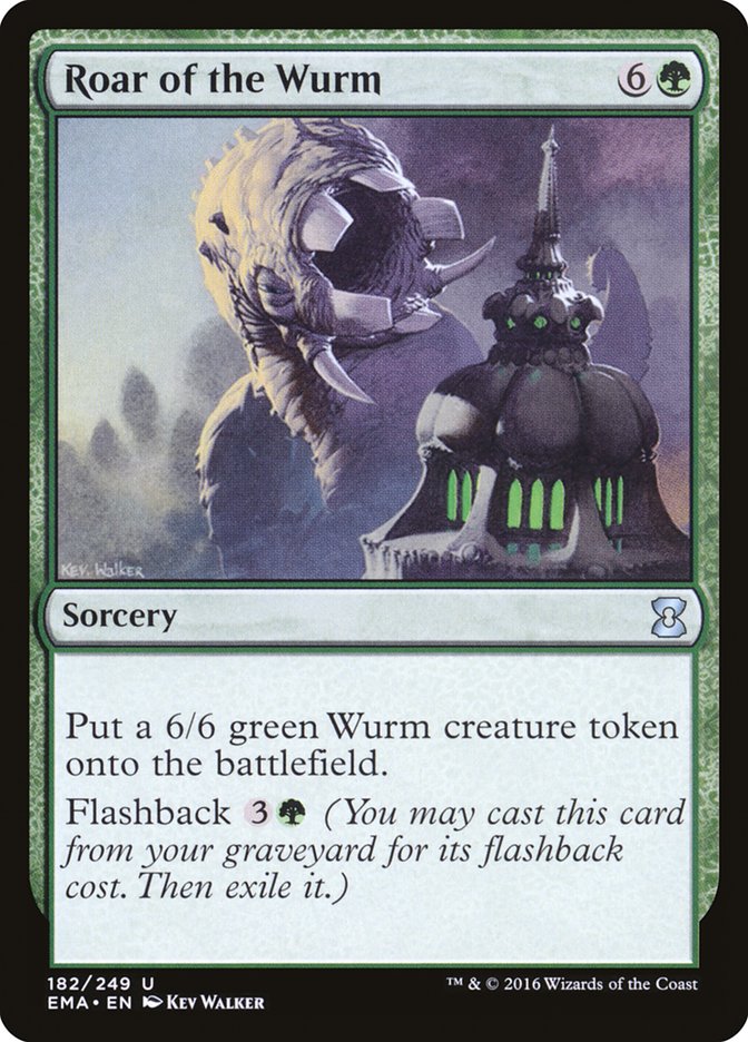 Roar of the Wurm, Eternal Masters Card Art