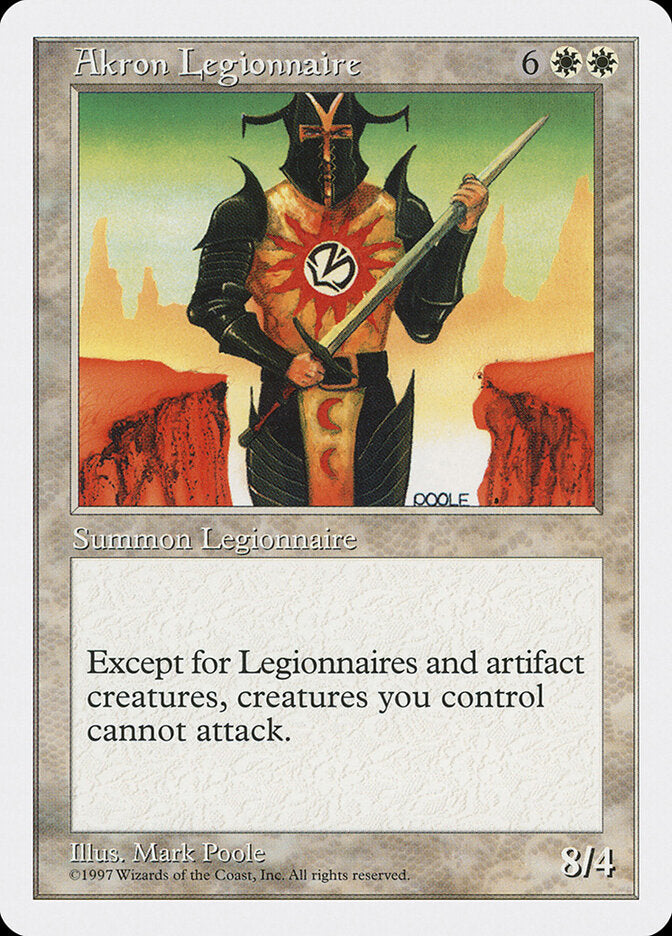 Akron Legionnaire, Fifth Edition Card Art