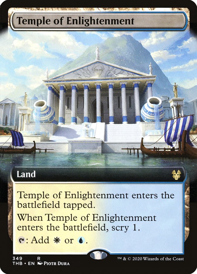 Temple of Enlightenment, Theros beyond death Card Art