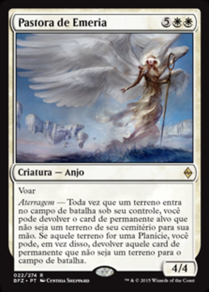Emeria Shepherd, Battle For Zendikar Card Art