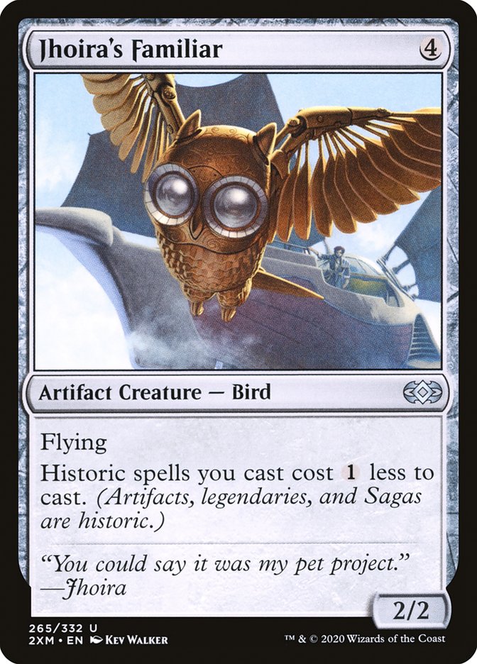 Jhoira's Familiar, Double masters Card Art