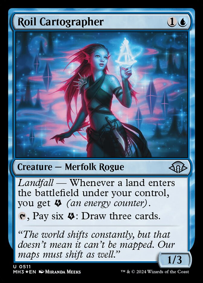 Roil Cartographer, Modern horizons 3 Card Art