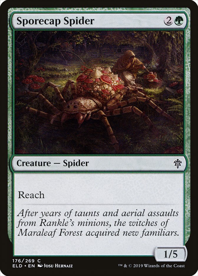 Sporecap Spider, Throne of eldraine Card Art