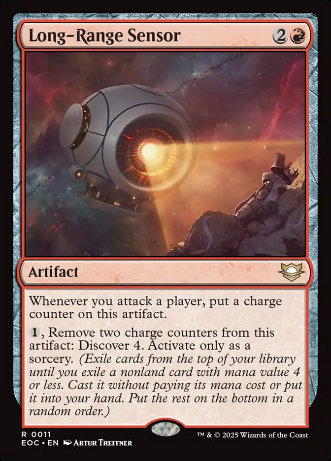 Long-Range Sensor, Edge Of Eternities Commander Card Art