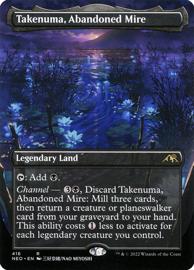 Takenuma, Abandoned Mire, Kamigawa: Neon Dynasty Card Art