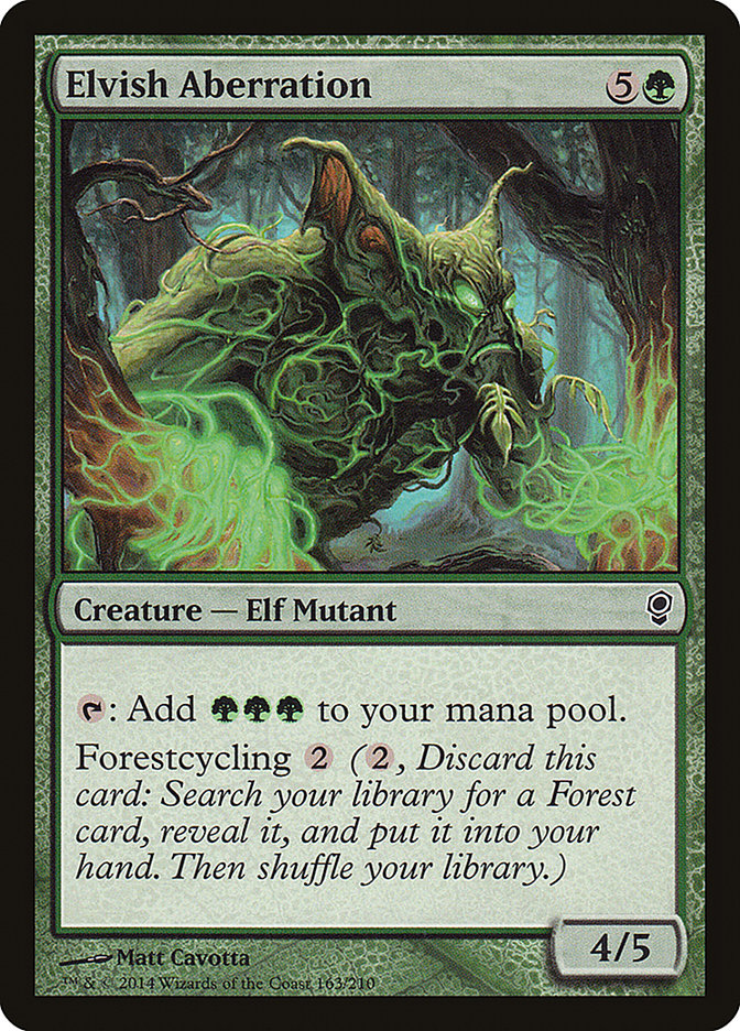 Elvish Aberration, Conspiracy Card Art