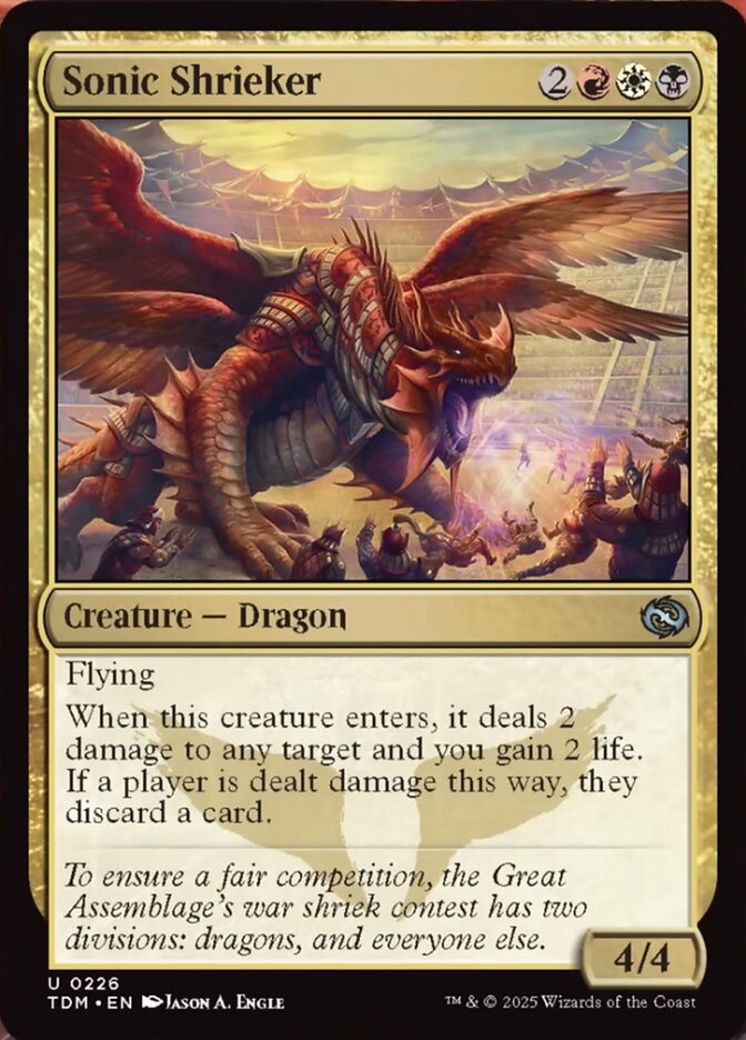 Sonic Shrieker, Tarkir: dragonstorm Card Art