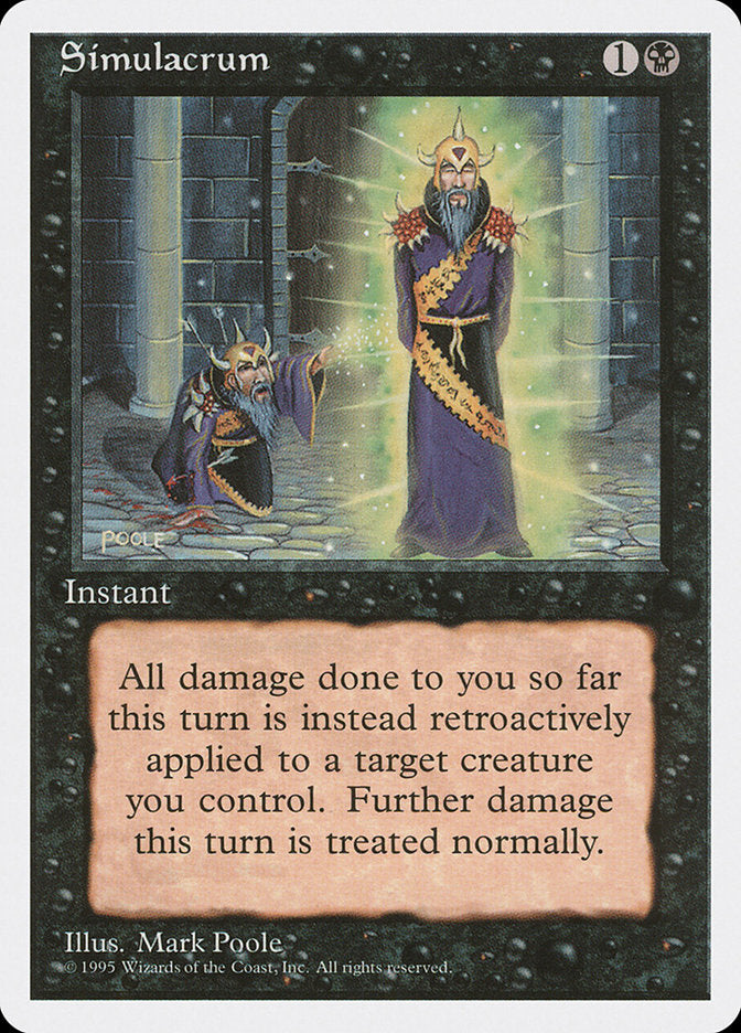 Simulacrum, Fourth edition Card Art