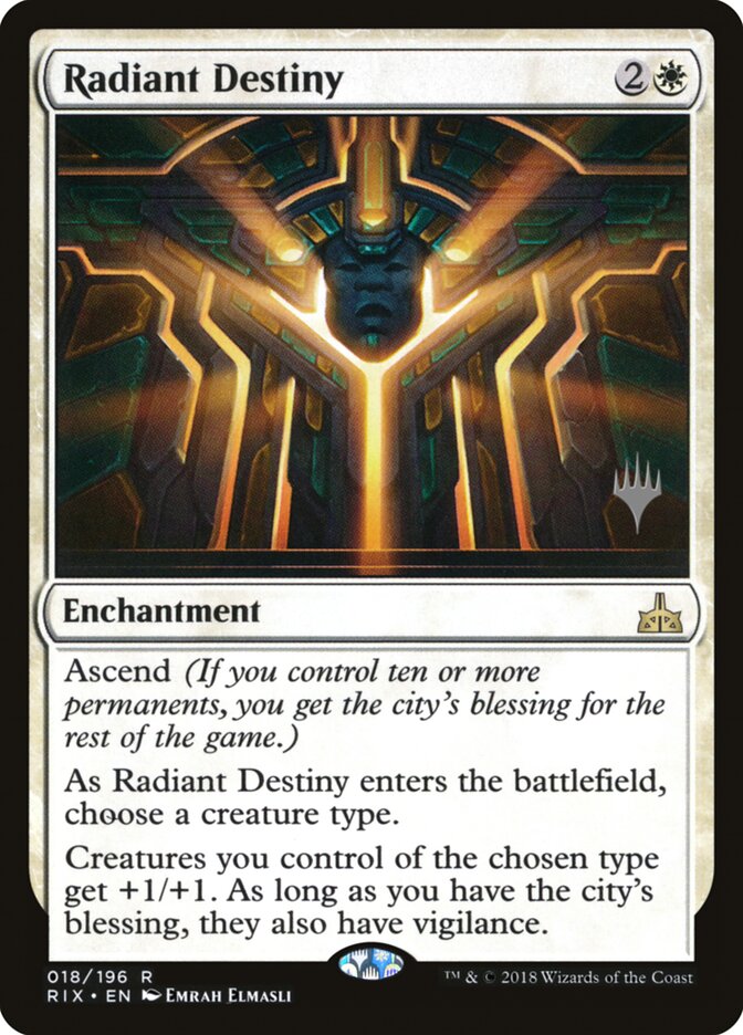 Radiant Destiny, Rivals Of Ixalan Promos Card Art