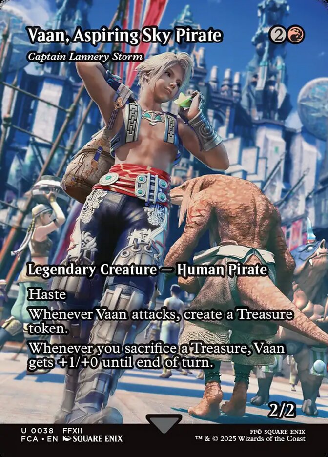 Captain Lannery Storm, Final fantasy: through the ages Card Art