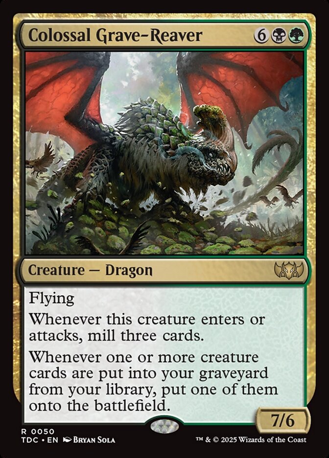 Colossal Grave-Reaver, Tarkir: Dragonstorm Commander Card Art