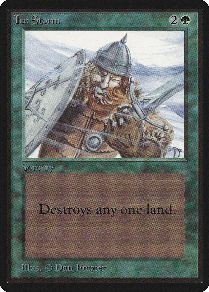 Ice Storm, Limited Edition Beta Card Art
