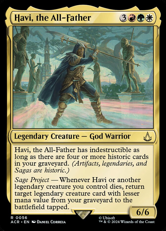 Havi, the All-Father, Assassin's creed Card Art