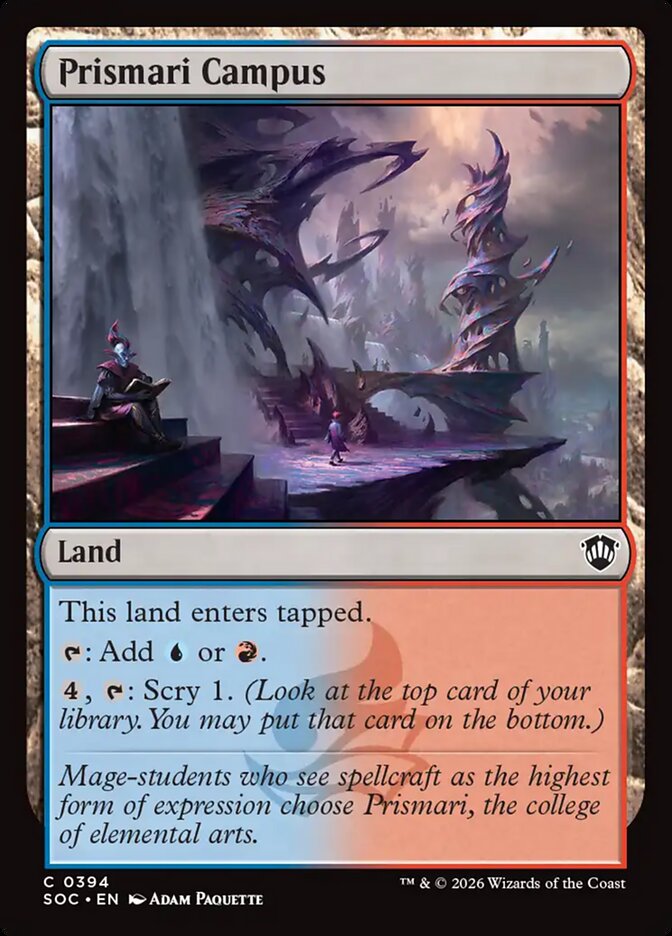 Prismari Campus, Secrets Of Strixhaven Commander Card Art