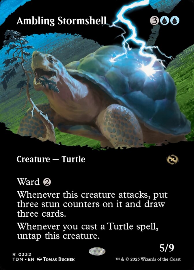 Ambling Stormshell, Tarkir: dragonstorm Card Art