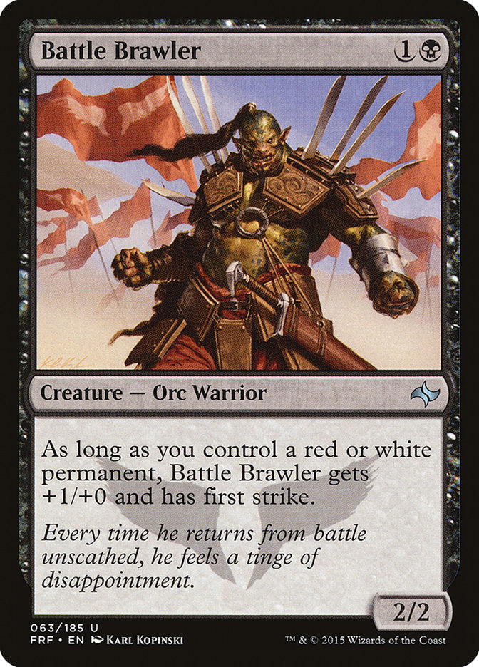 Battle Brawler, Fate reforged Card Art