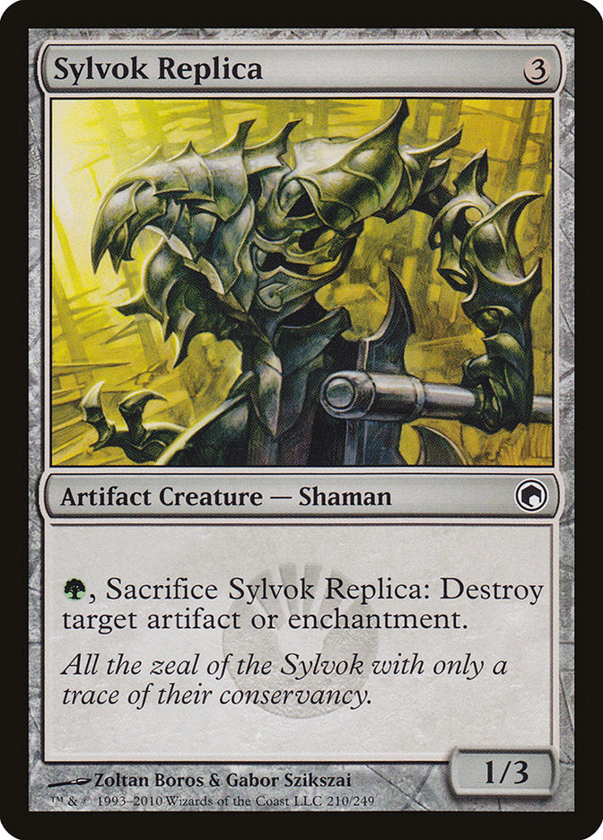 Sylvok Replica, Scars of mirrodin Card Art
