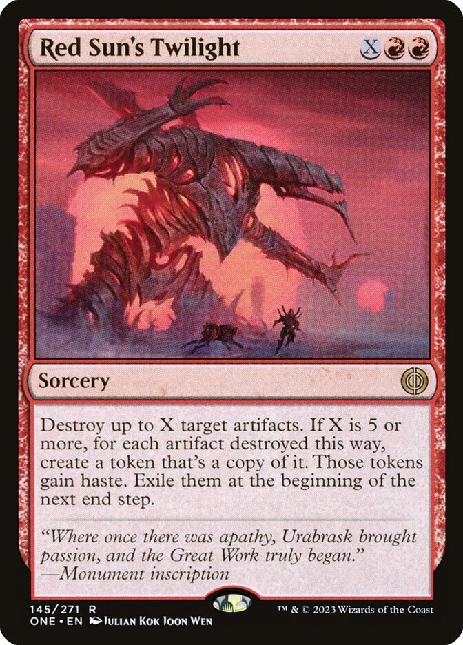 Red Sun's Twilight - Foil