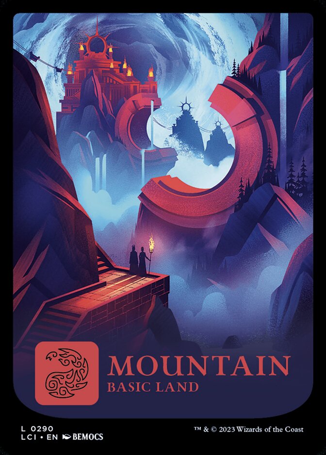 Mountain, The lost caverns of ixalan Card Art