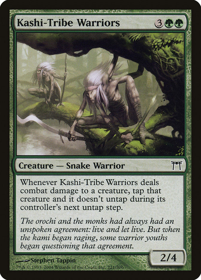 Kashi-Tribe Warriors, Champions of kamigawa Card Art