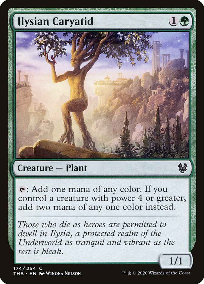 Ilysian Caryatid, Theros Beyond Death Card Art