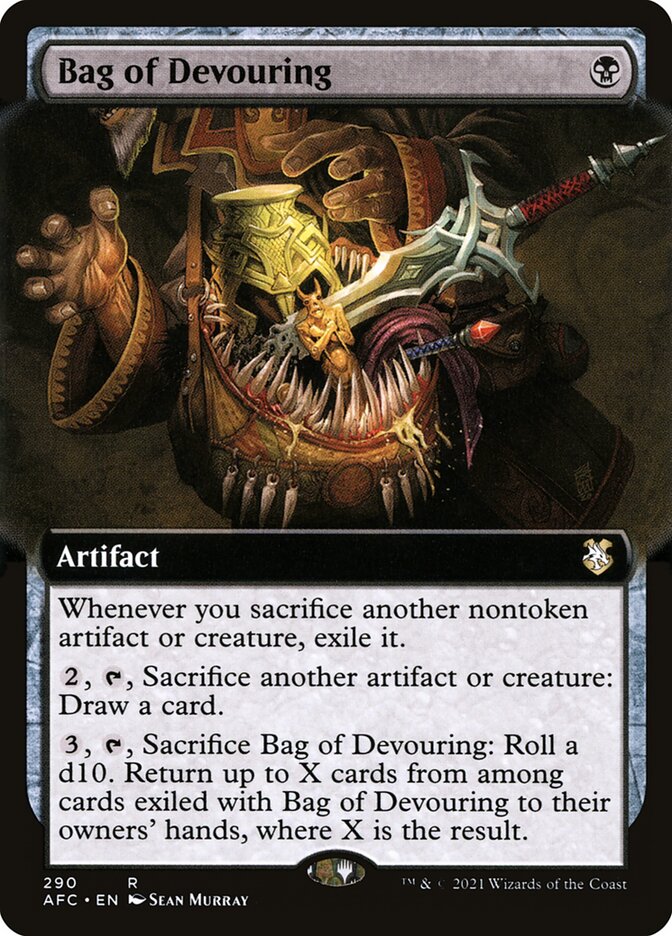 Bag of Devouring, Forgotten Realms Commander Card Art