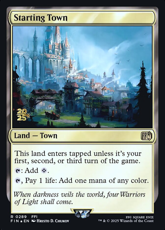 Starting Town, Final Fantasy Promos Card Art