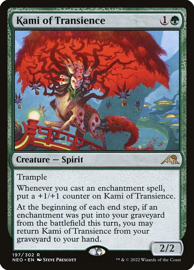 Kami of Transience, Kamigawa: neon dynasty Card Art
