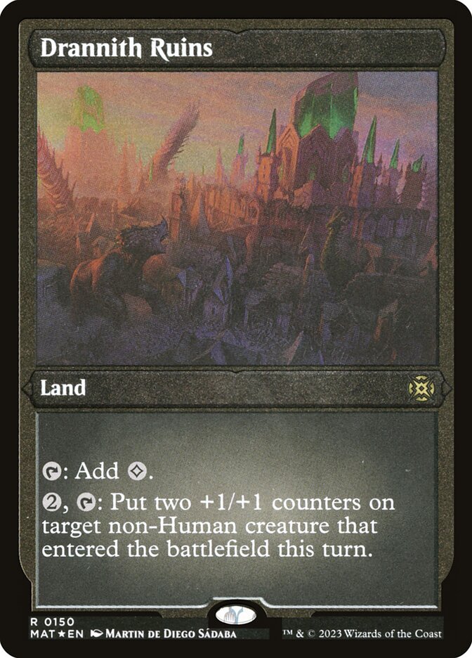 Drannith Ruins - Etched Foil