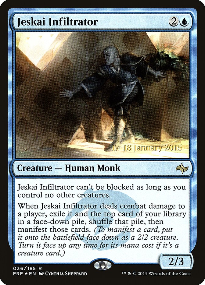 Jeskai Infiltrator, Fate reforged promos Card Art
