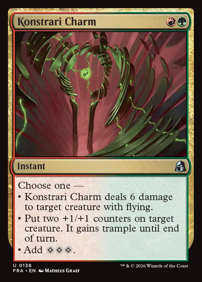 Konstrari Charm, Reality Fracture Card Art