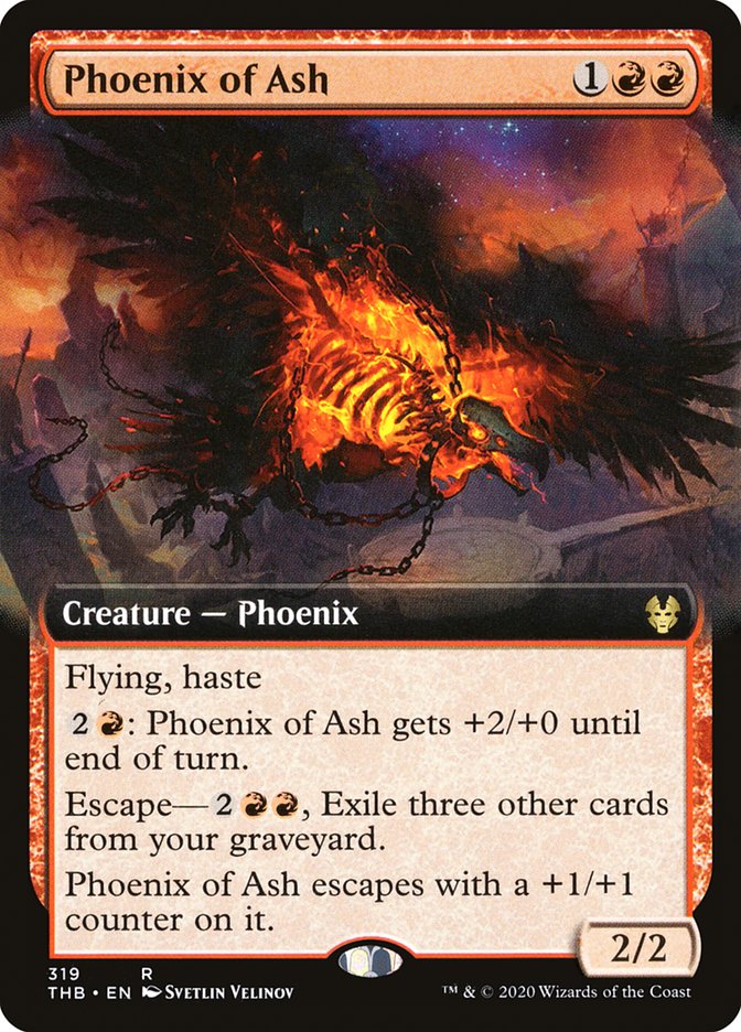 Phoenix of Ash, Theros beyond death Card Art