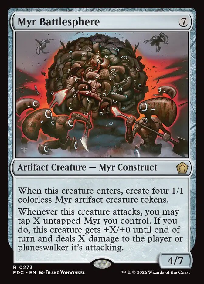 Myr Battlesphere, Foundations Commander Card Art