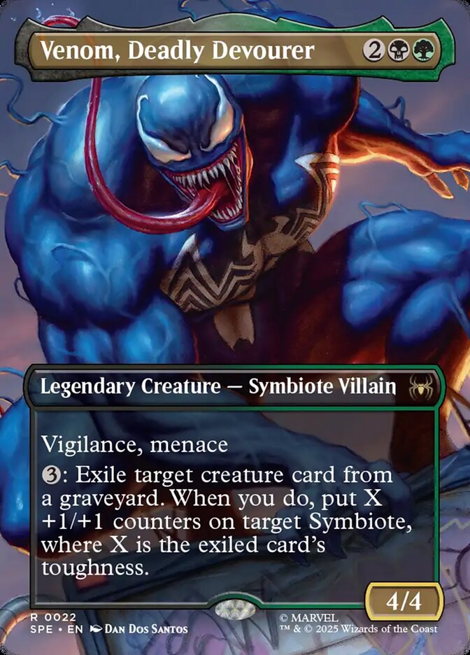 Venom, Deadly Devourer, Marvel'S Spider-Man Eternal Card Art