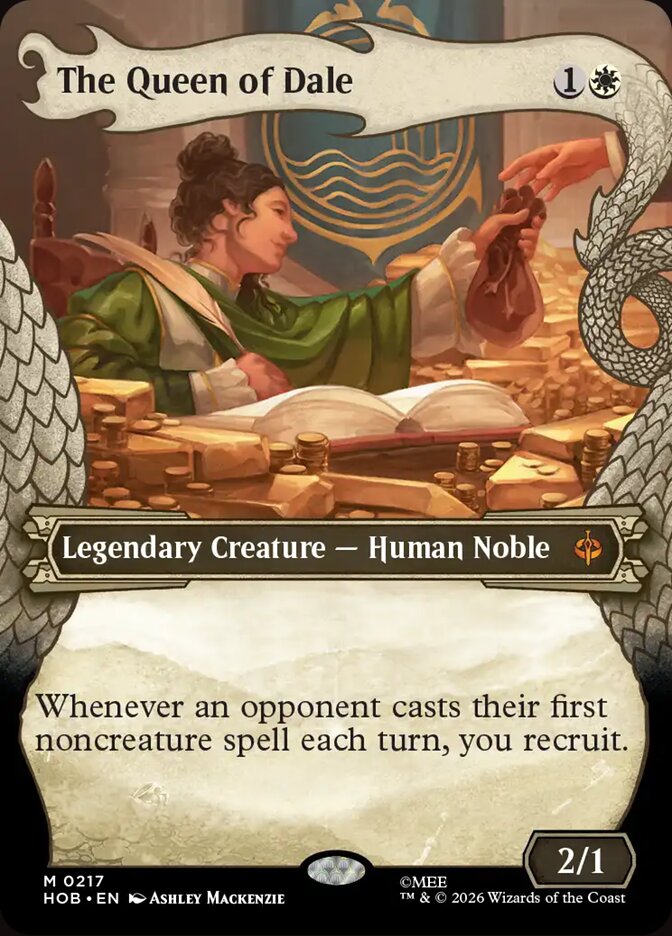 The Queen of Dale, The Hobbit Card Art