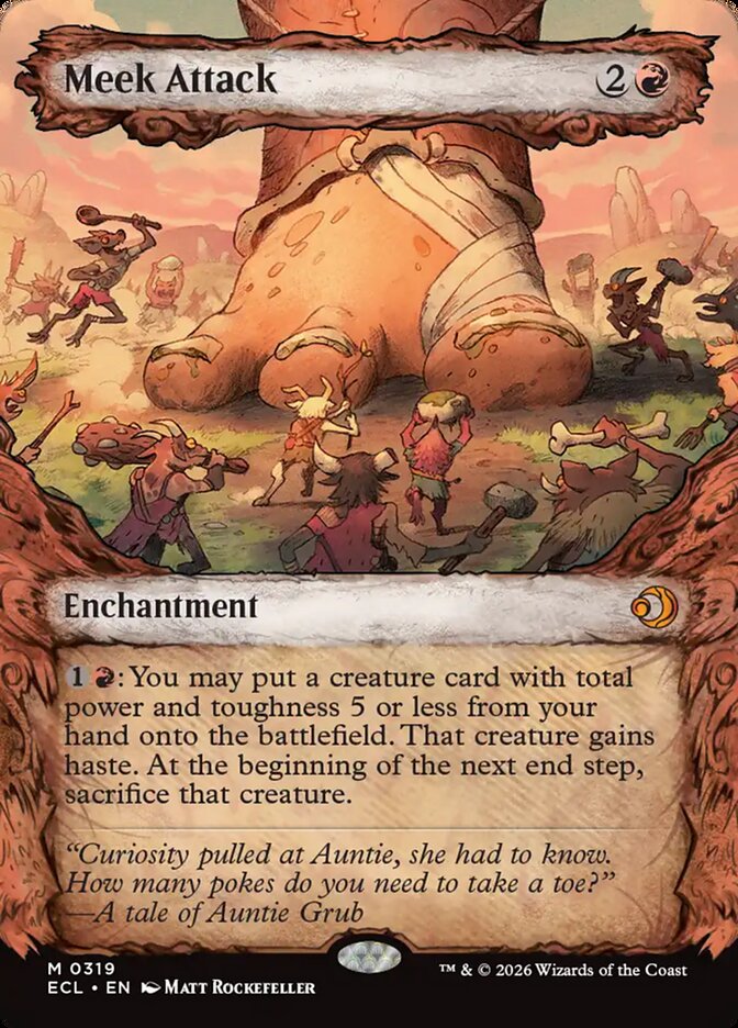 Meek Attack, Lorwyn Eclipsed Card Art