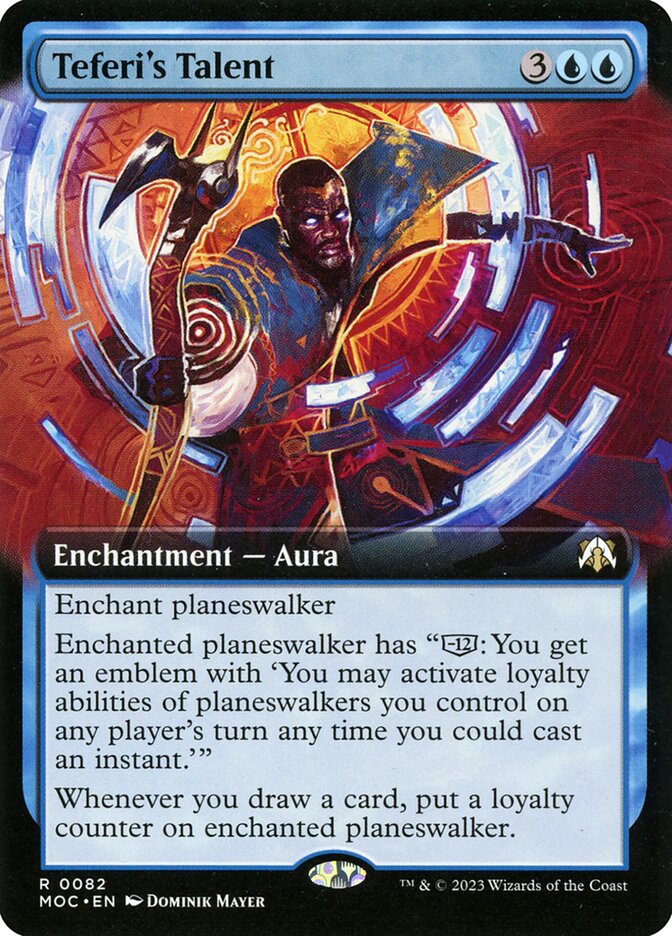 Teferi's Talent, March of the machine commander Card Art