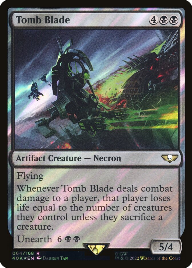 Tomb Blade, Warhammer 40,000 Commander Card Art