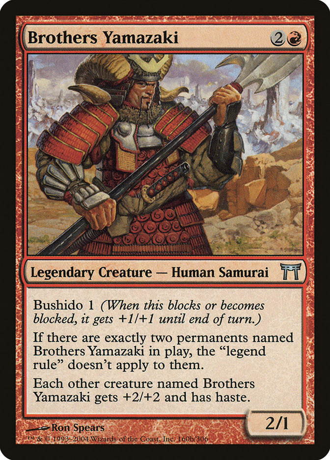 Brothers Yamazaki, Champions of kamigawa Card Art