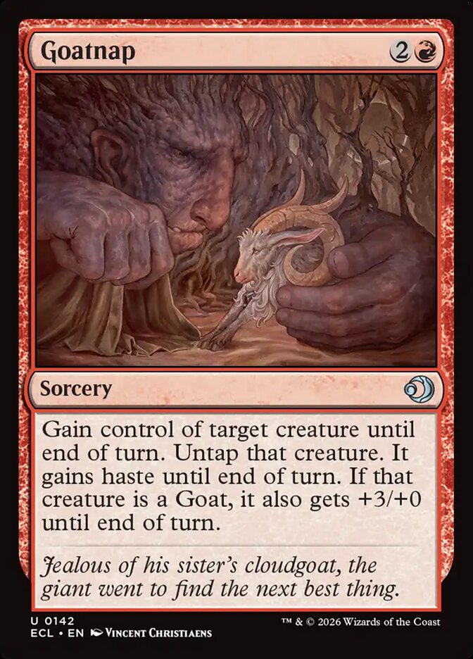 Goatnap, Lorwyn Eclipsed Card Art