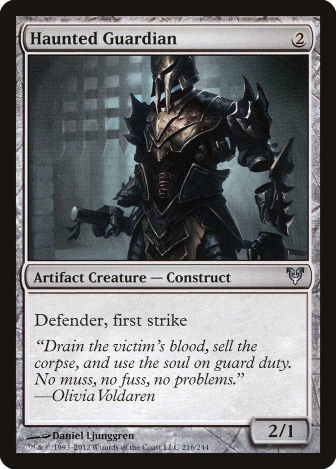 Haunted Guardian, Avacyn restored Card Art