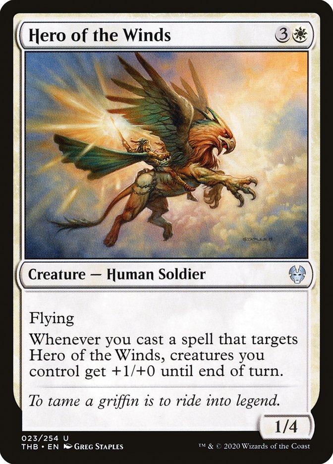 Hero of the Winds, Theros beyond death Card Art