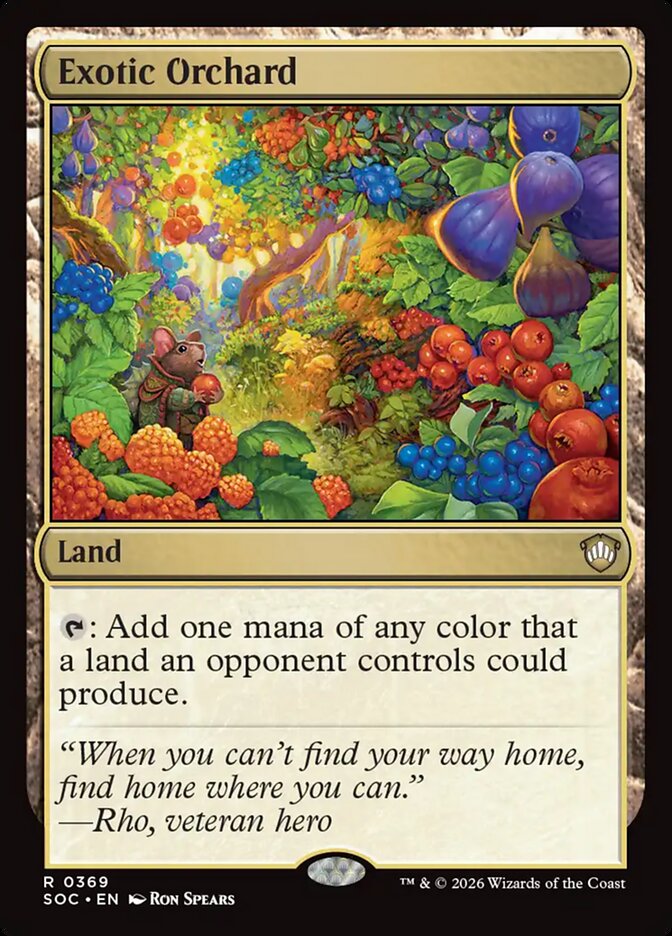 Exotic Orchard, Secrets Of Strixhaven Commander Card Art